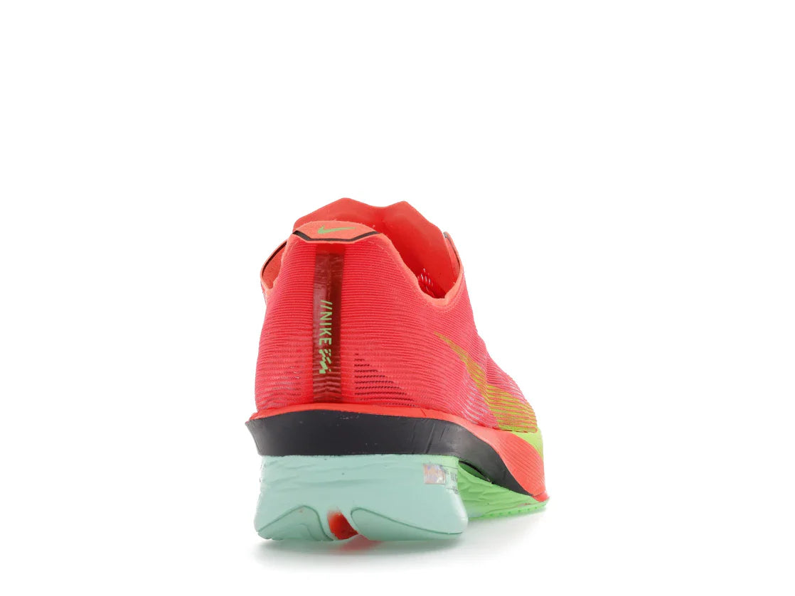 Nike ZoomX Vaporfly Next% 4 Bright Crimson Mint Foam Cave Purple Lime Blast