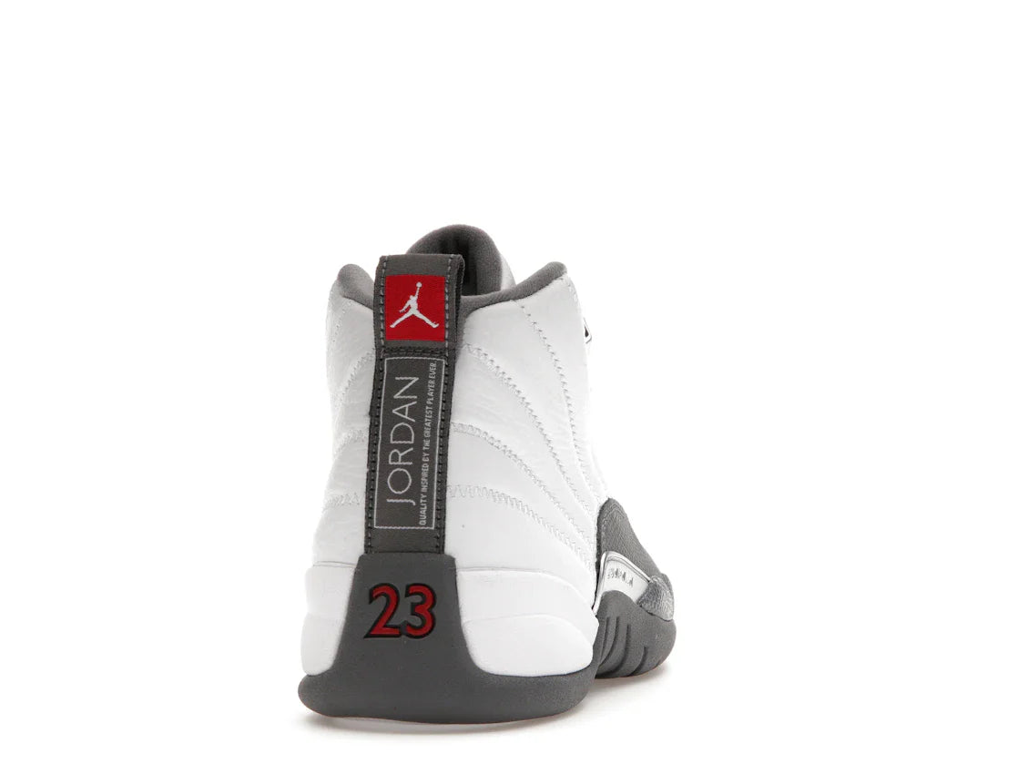 Jordan 12 Retro Weiß Dunkelgrau