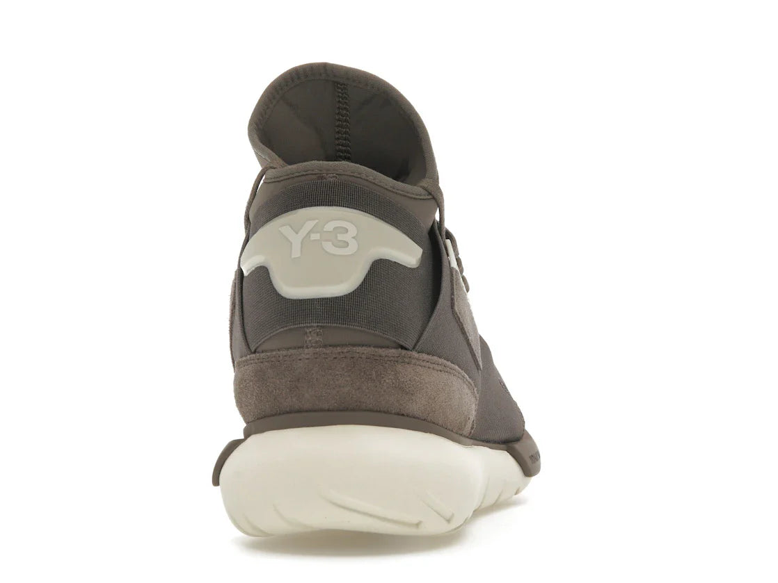 adidas Y-3 Qasa High Braun Creme Weiß