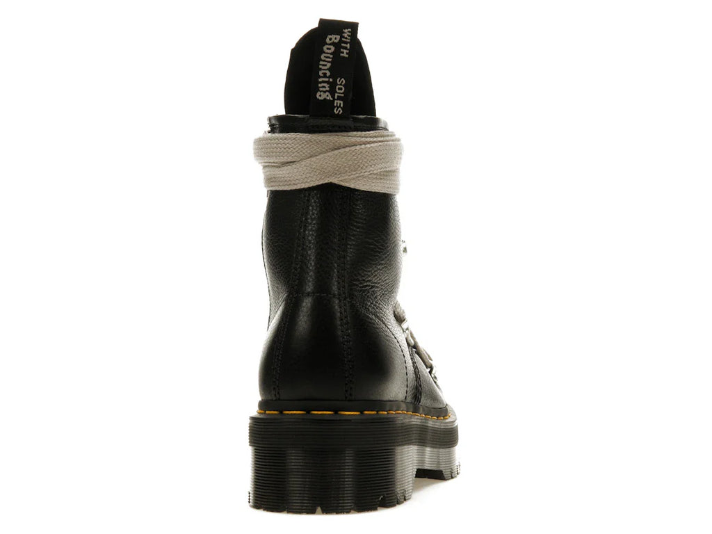 Dr. Martens 1460 Quad Ledersohle Pentagramm-Schnürstiefel Rick Owens Schwarz