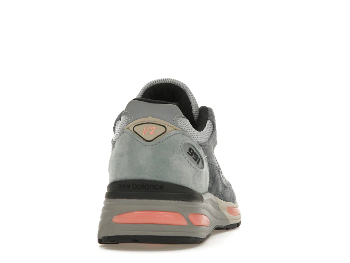 New Balance 991 MiUK Silber Blau Turbulenz