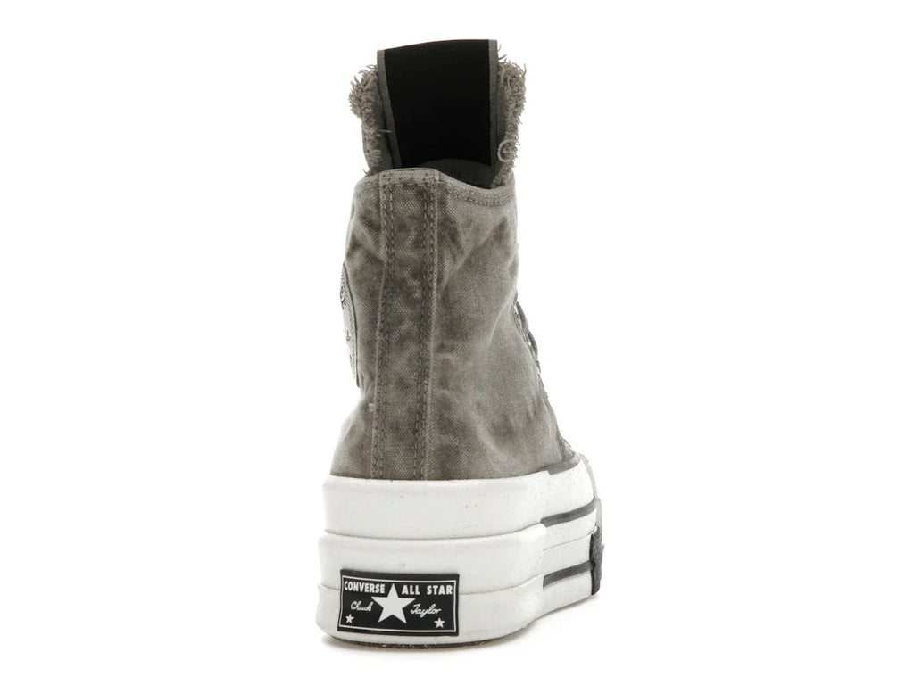 Converse DBL DRKSTAR Chuck Taylor All Star 70 Hi Rick Owens DRKSHDW Overdye Concrete