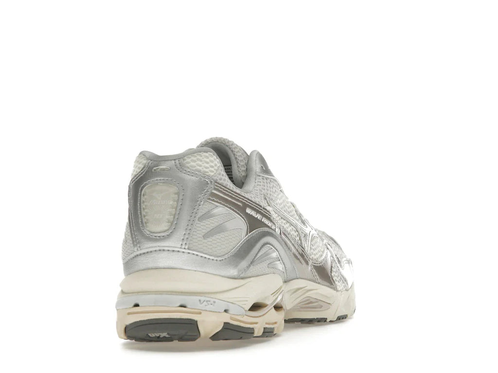 Mizuno Wave Rider 10 Metallic Schneeweiß