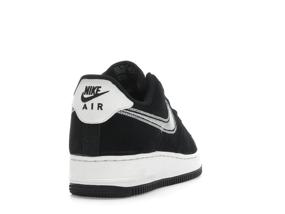 Nike Air Force 1 Low '07 LV8 Black Sail mit gesticktem Swoosh