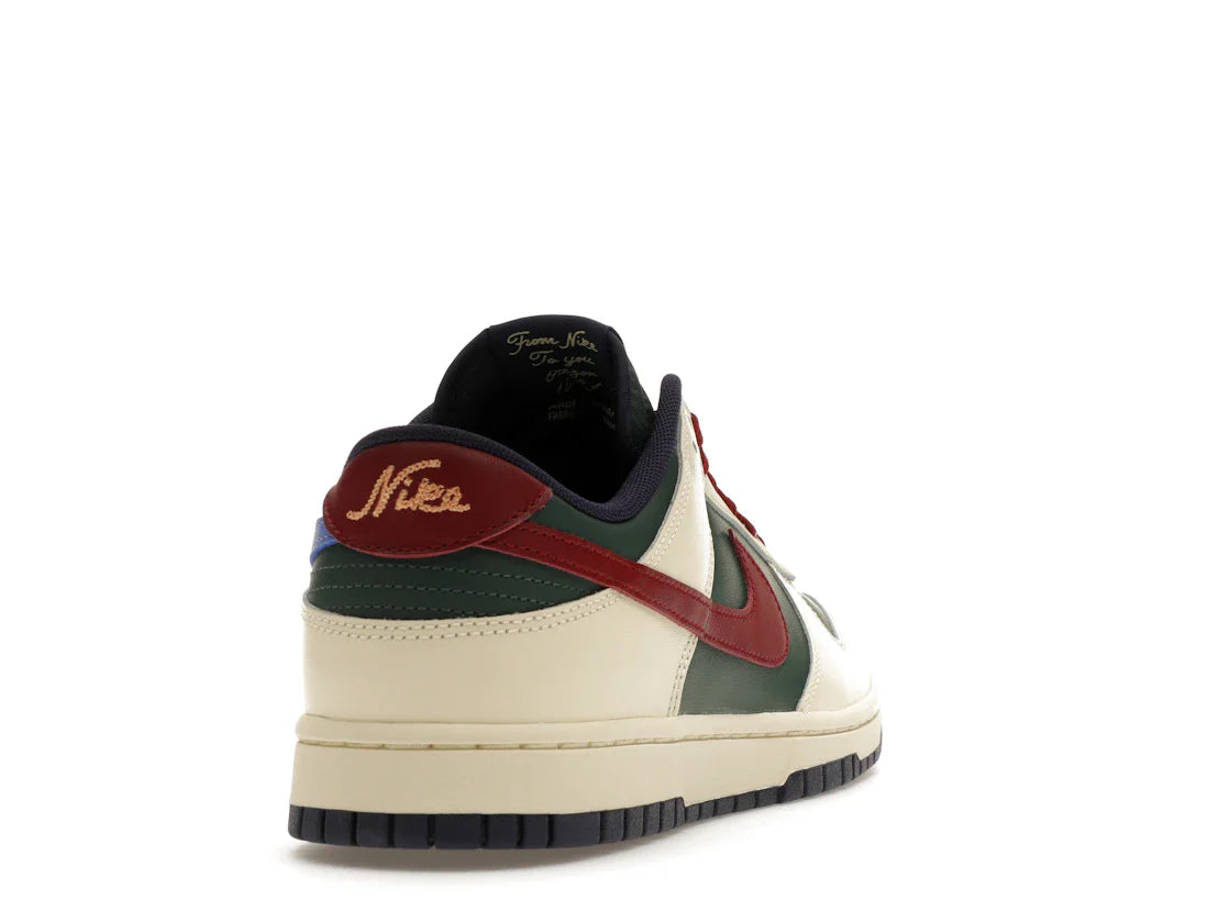 Nike Dunk Low Retro From Nike To You Tan Green