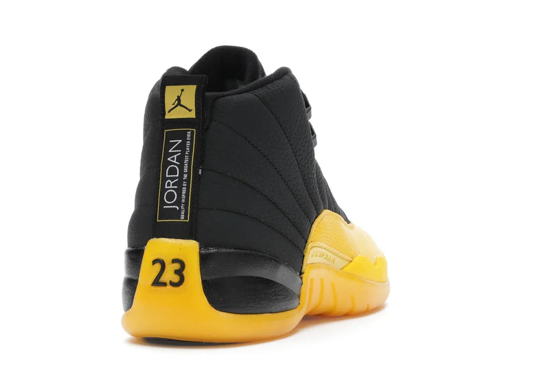 Jordan 12 Retro Schwarz Universitätsgold