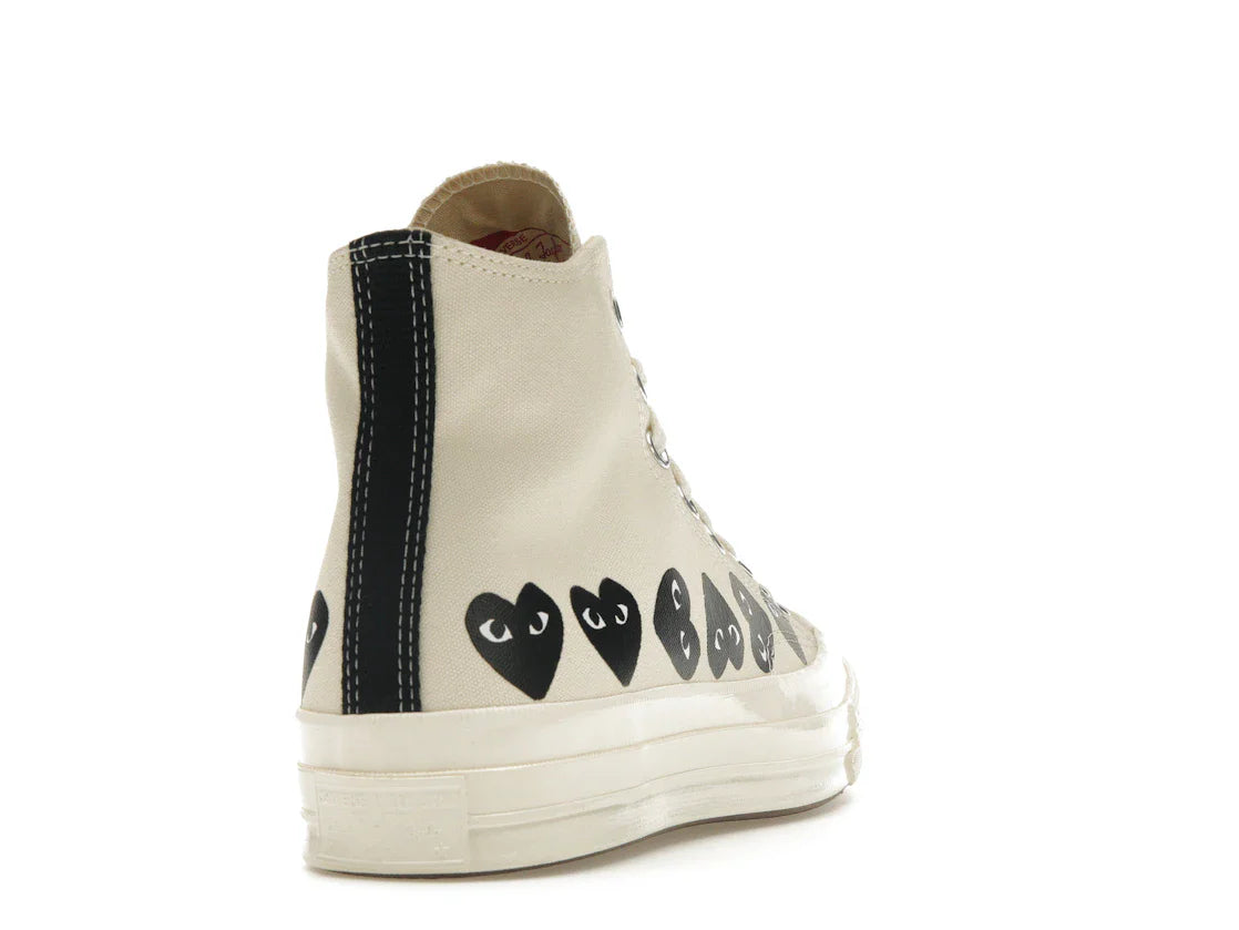 Converse Chuck Taylor All Star 70 Hi Comme des Garcons PLAY Multi-Heart Milk
