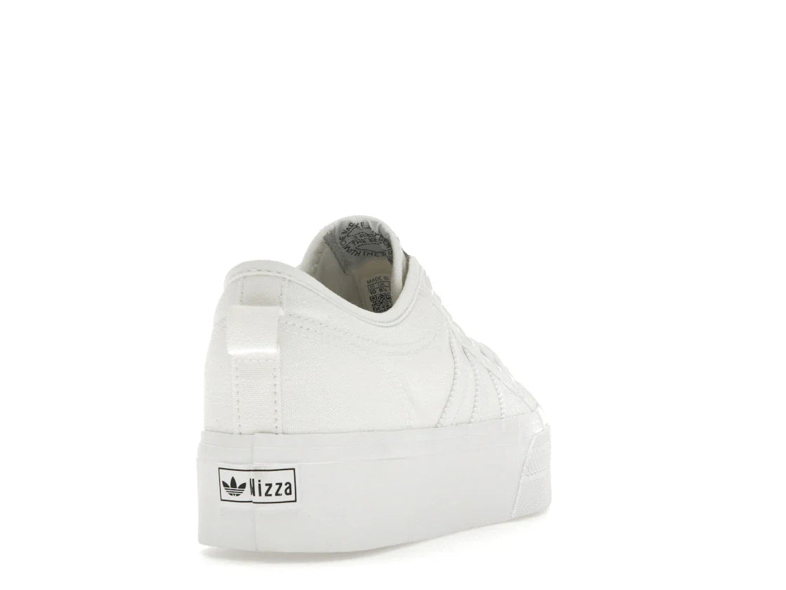adidas Nizza Platform Triple White (Damen)