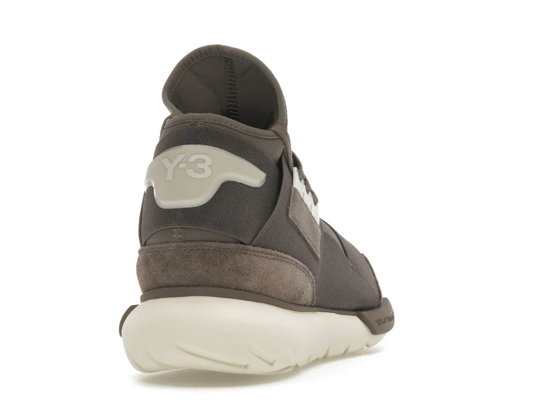 adidas Y-3 Qasa High Braun Creme Weiß