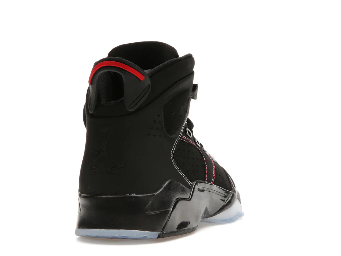 Jordan 6-17-23 Schwarz Weiß Rot Kontrastnähte