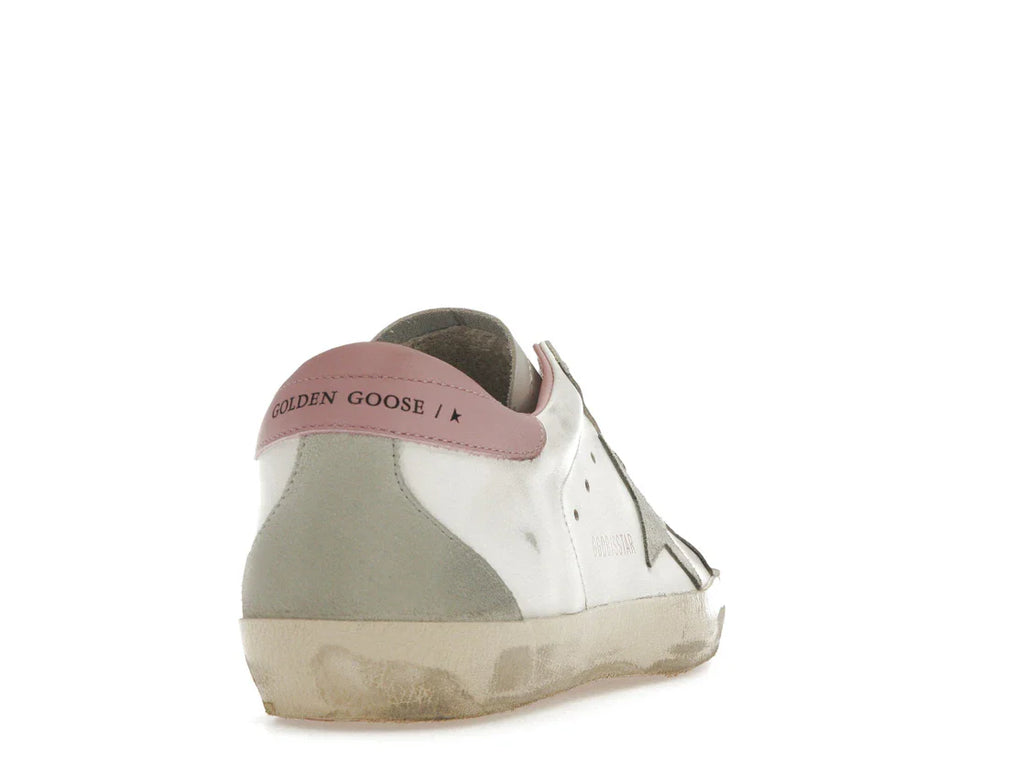 Golden Goose Super-Star Weiß Hellrosa (Damen)