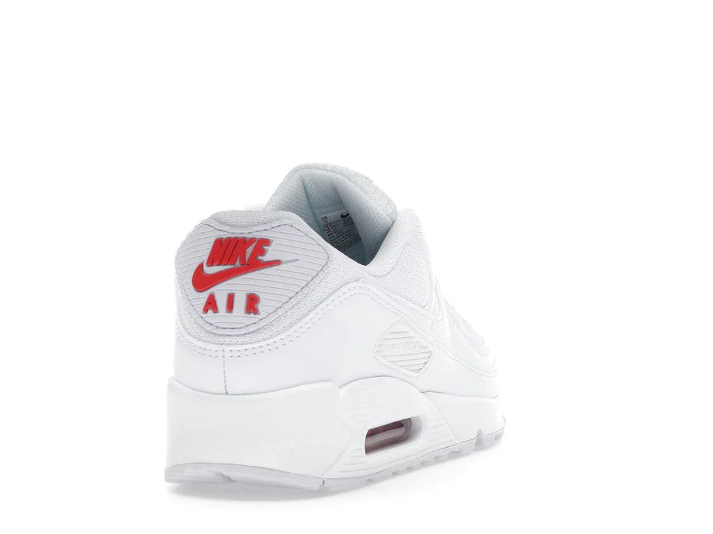 Nike Air Max 90 Weiß Hellkarmesinrot