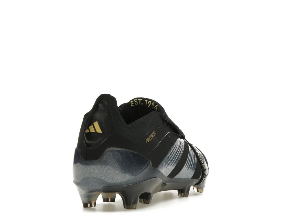 adidas Predator Elite Foldover Tongue FG Core Black Carbon Gold Metallic