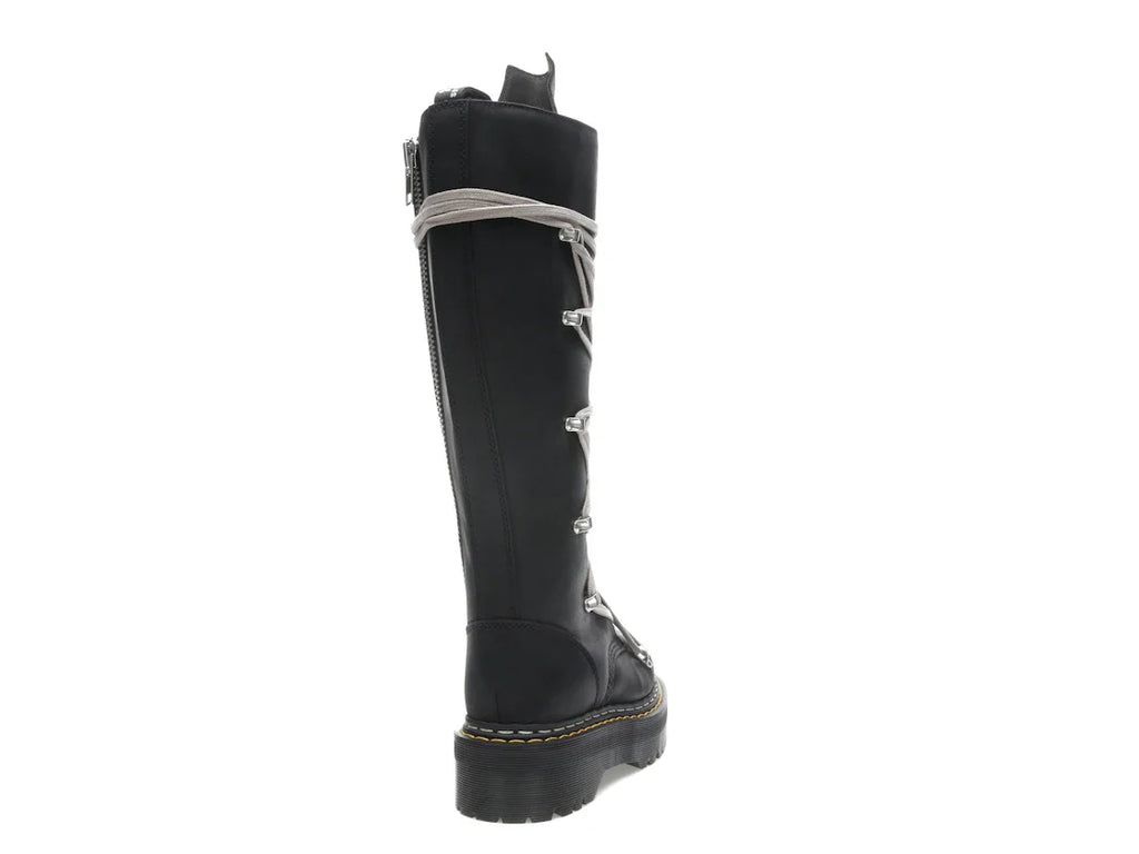 Dr. Martens 1460 DRKSHDW Quad Sole Pentalace Boot Rick Owens Schwarz