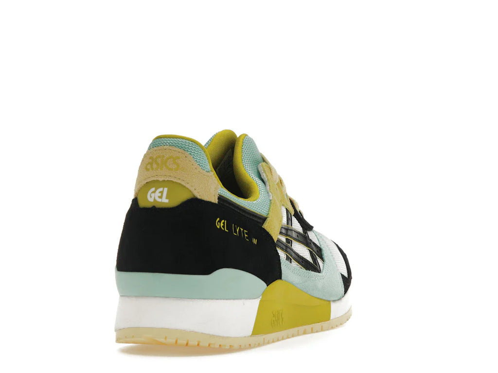 ASICS Gel-Lyte III OG Weiß Schwarz Moosgrün Blau