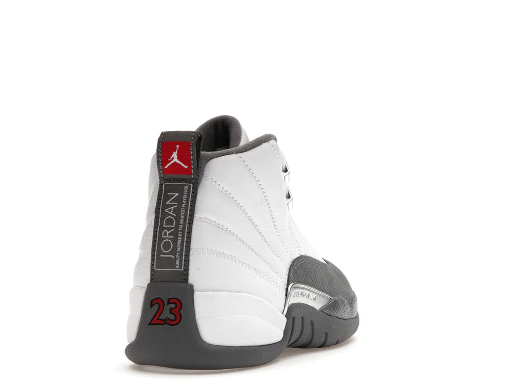 Jordan 12 Retro Weiß Dunkelgrau