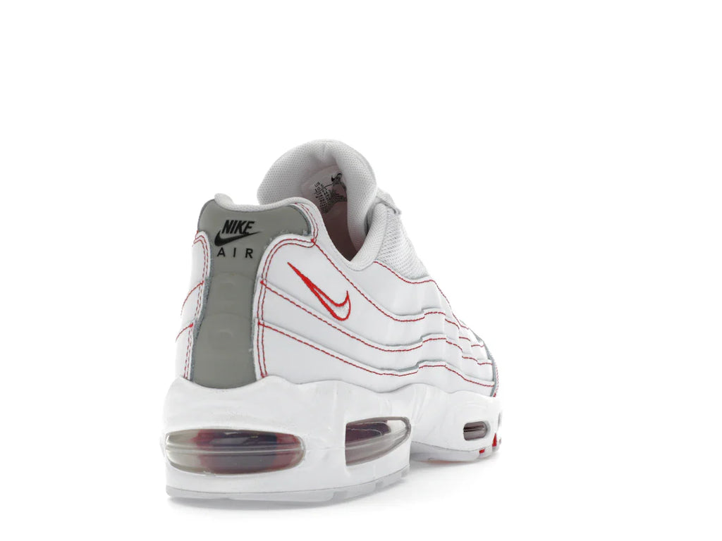 Nike Air Max 95 OG Big Bubble Weiß Universitätsrot