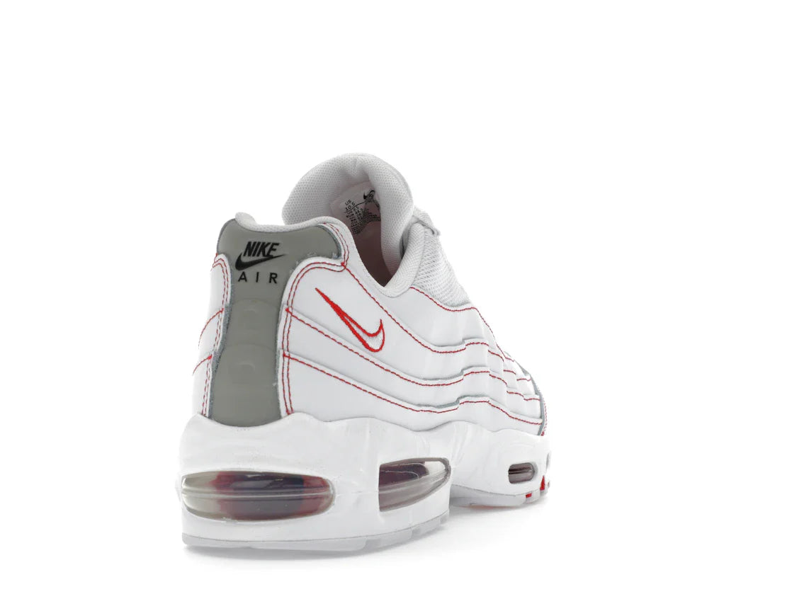 Nike Air Max 95 OG Big Bubble Weiß Universitätsrot
