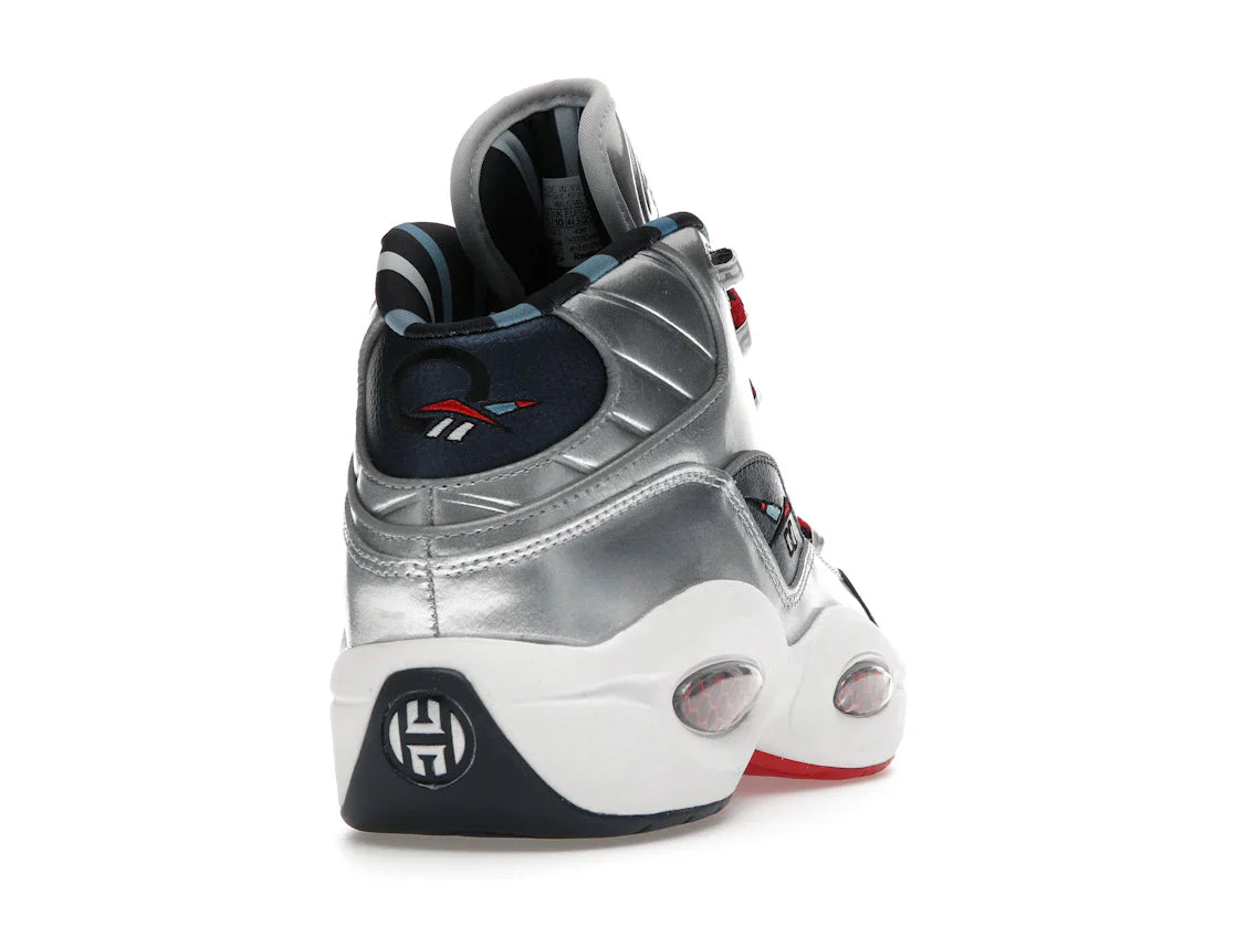 Reebok Question Mid Iverson x Harden Silber
