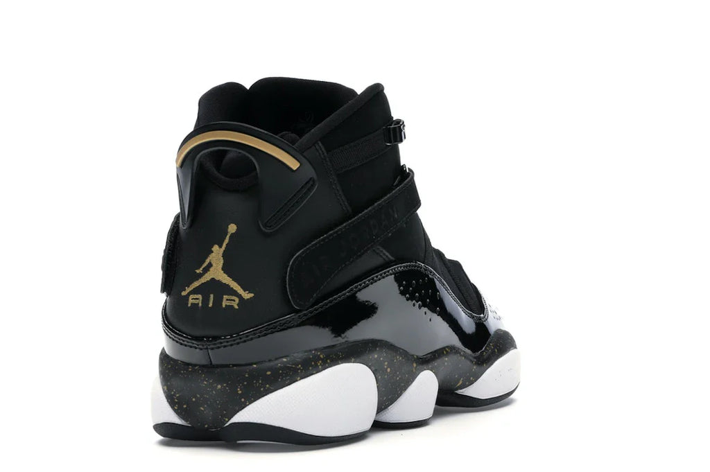Jordan 6 Rings Schwarz Metallic Gold Weiß