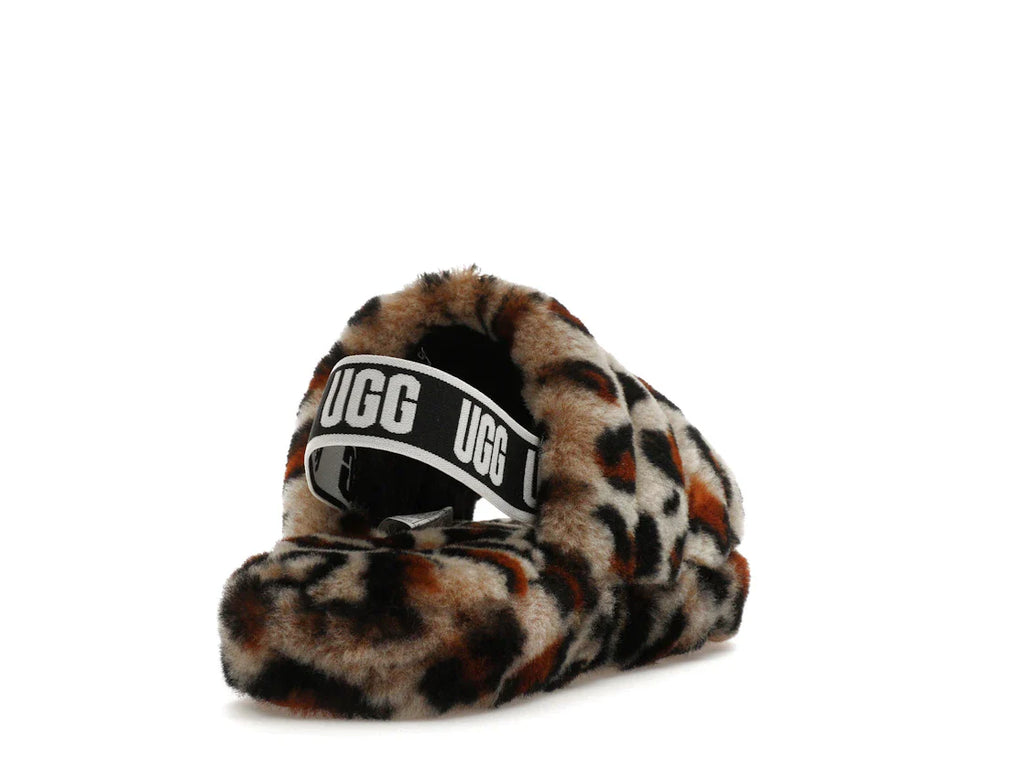 UGG Fluff Yeah Slide Leopard Amphora (Kinder)
