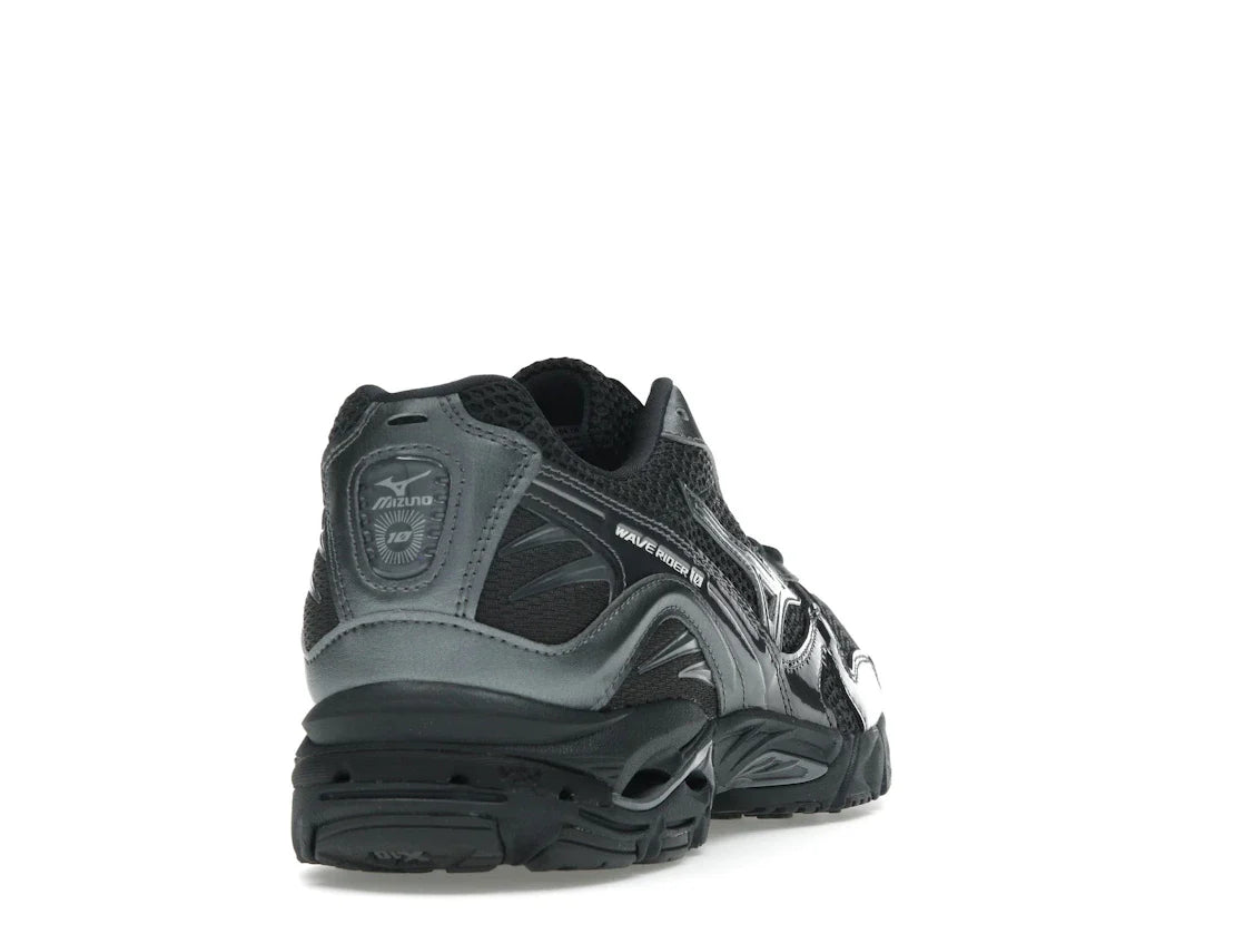 Mizuno Wave Rider 10 Schwarz Sand Metallic Grau