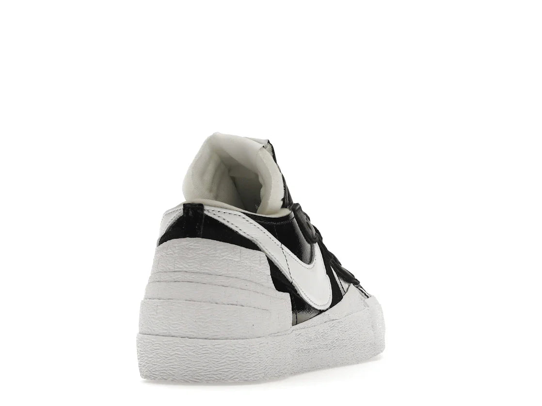 Nike Blazer Low Sacai Schwarzes Lackleder
