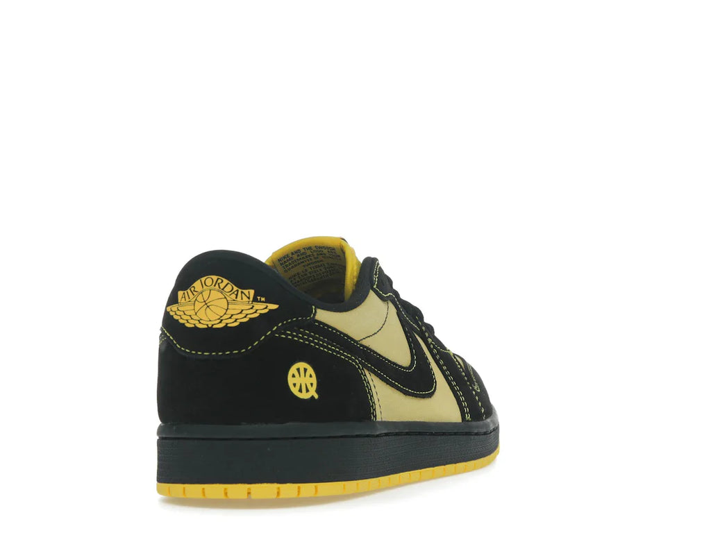 Jordan 1 Retro Low OG Quai 54 Schwarz Tour Gelb Rot