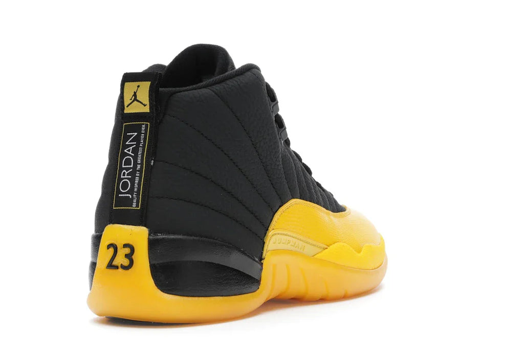 Jordan 12 Retro Schwarz Universitätsgold