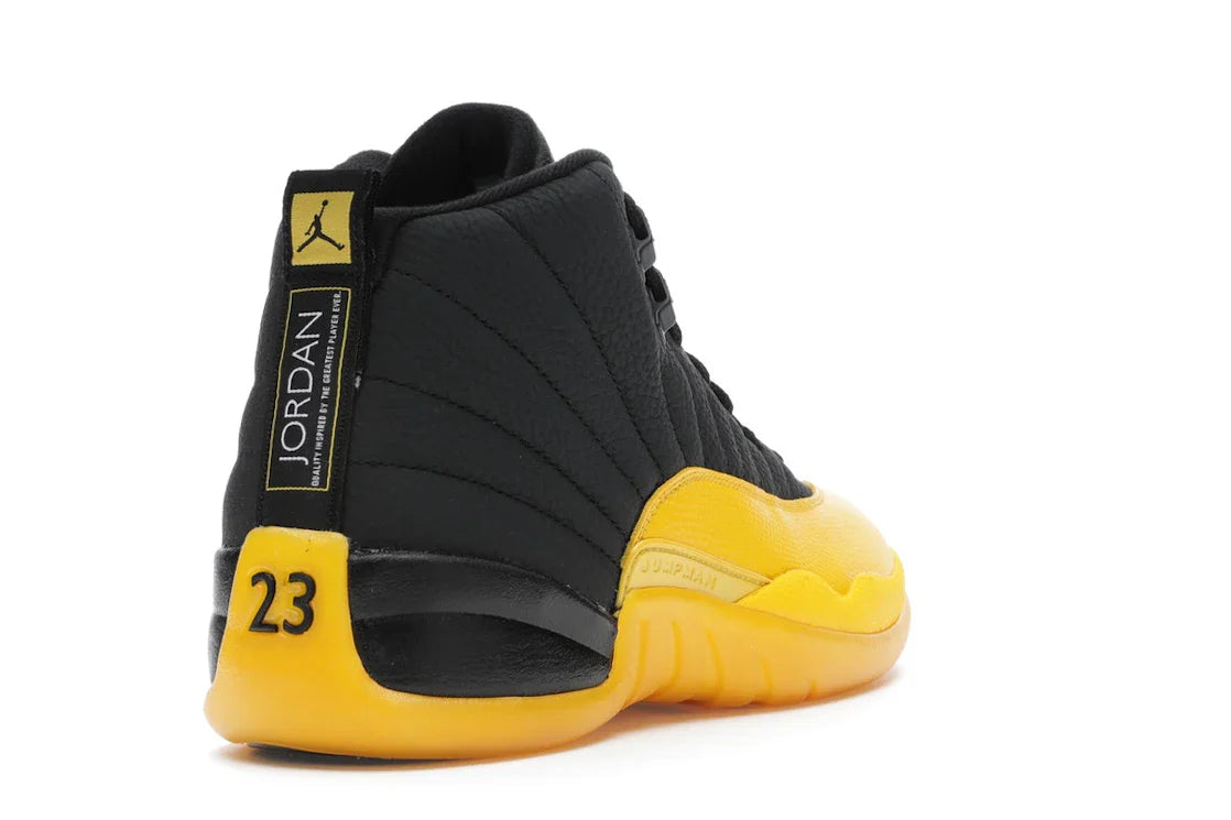 Jordan 12 Retro Schwarz Universitätsgold