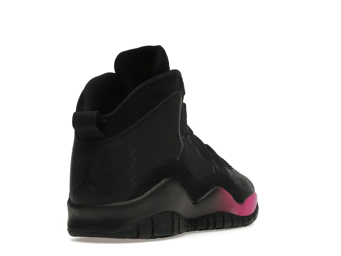 Jordan 10 Retro Schwarz Fuchsia Schwarz (GS)