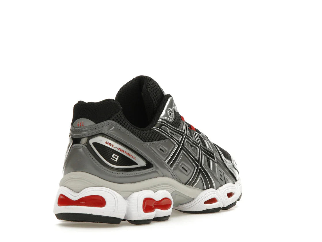 ASICS Gel-Nimbus 9 Graphitgrau Rot