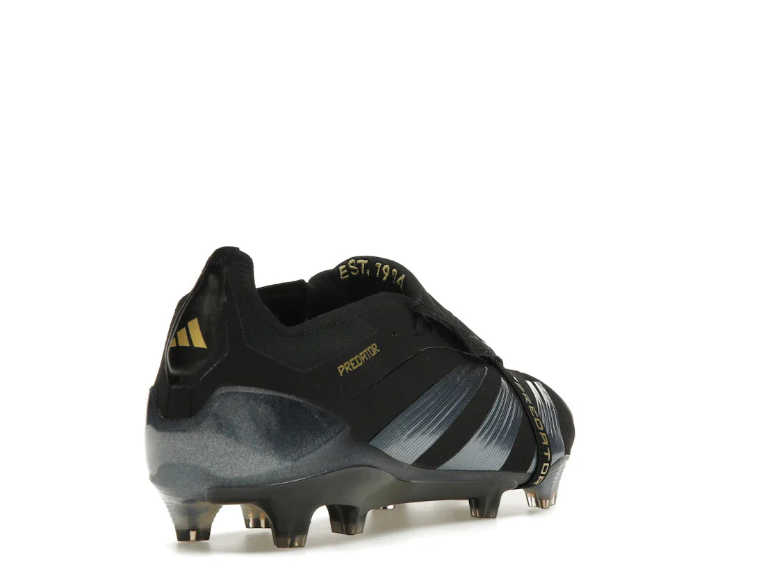 adidas Predator Elite Foldover Tongue FG Core Black Carbon Gold Metallic