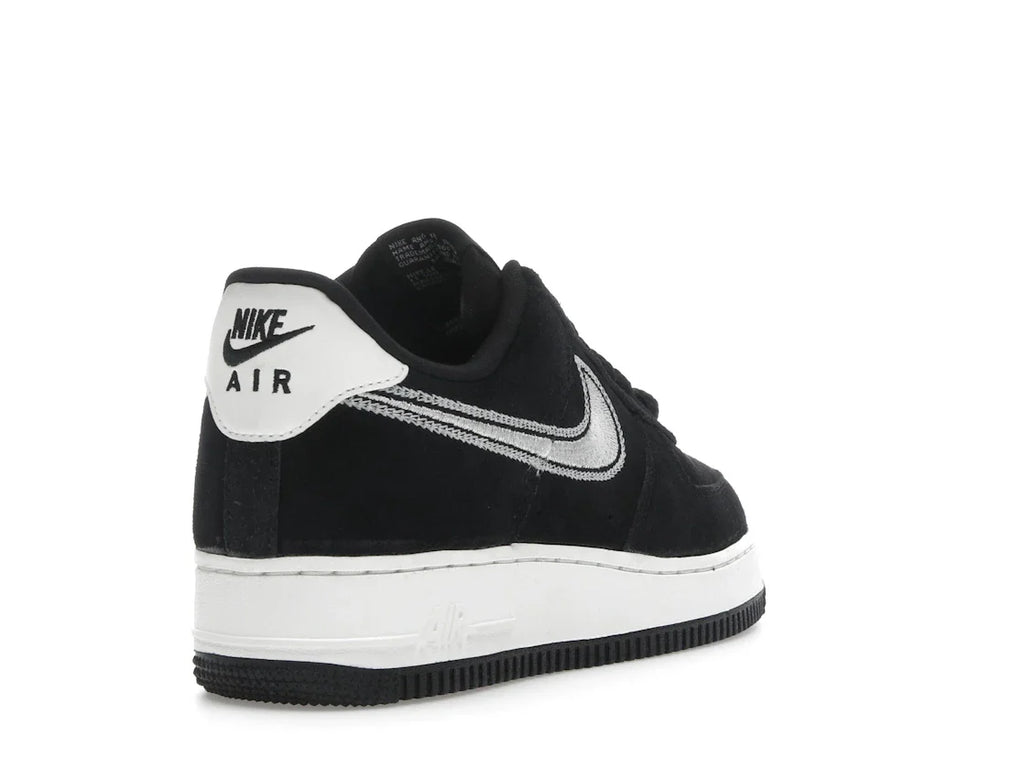 Nike Air Force 1 Low '07 LV8 Black Sail mit gesticktem Swoosh