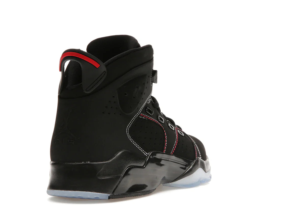 Jordan 6-17-23 Schwarz Weiß Rot Kontrastnähte
