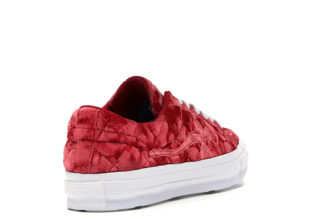 Converse One Star Ox Golf le Fleur TTC Gesteppter Samt Barbados Cherry