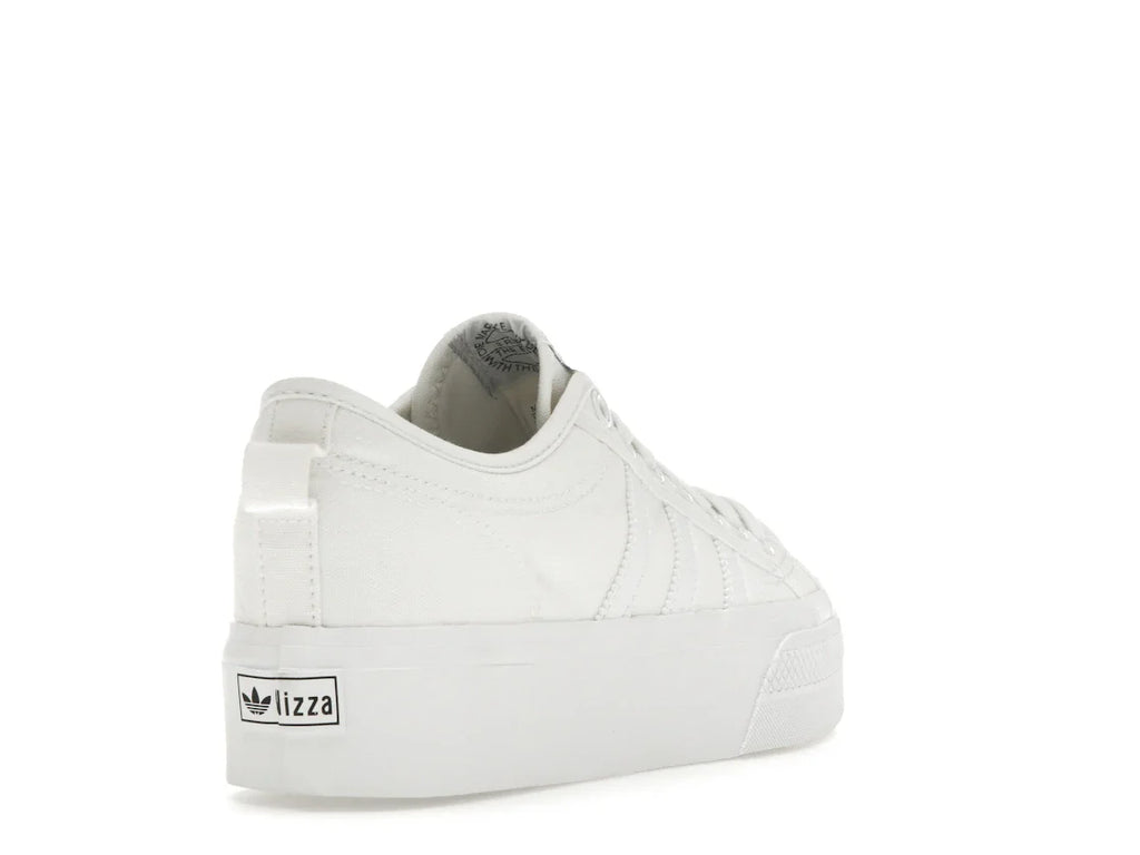 adidas Nizza Platform Triple White (Damen)