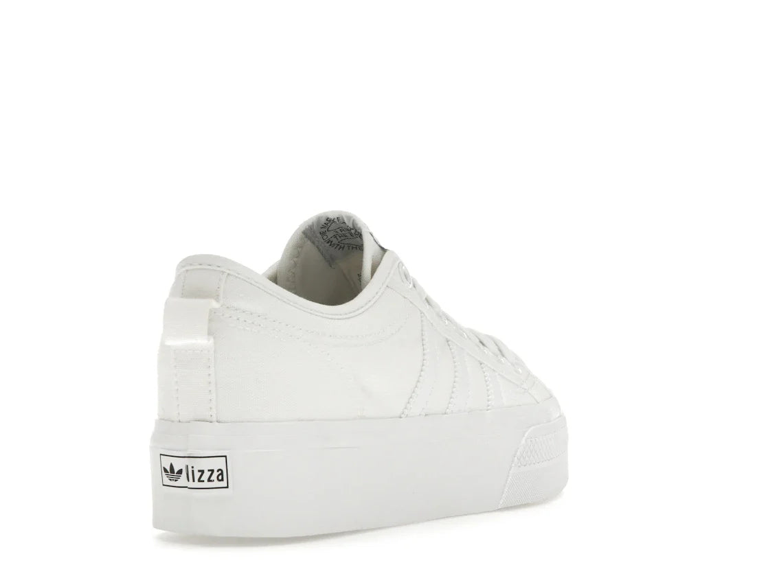 adidas Nizza Platform Triple White (Damen)