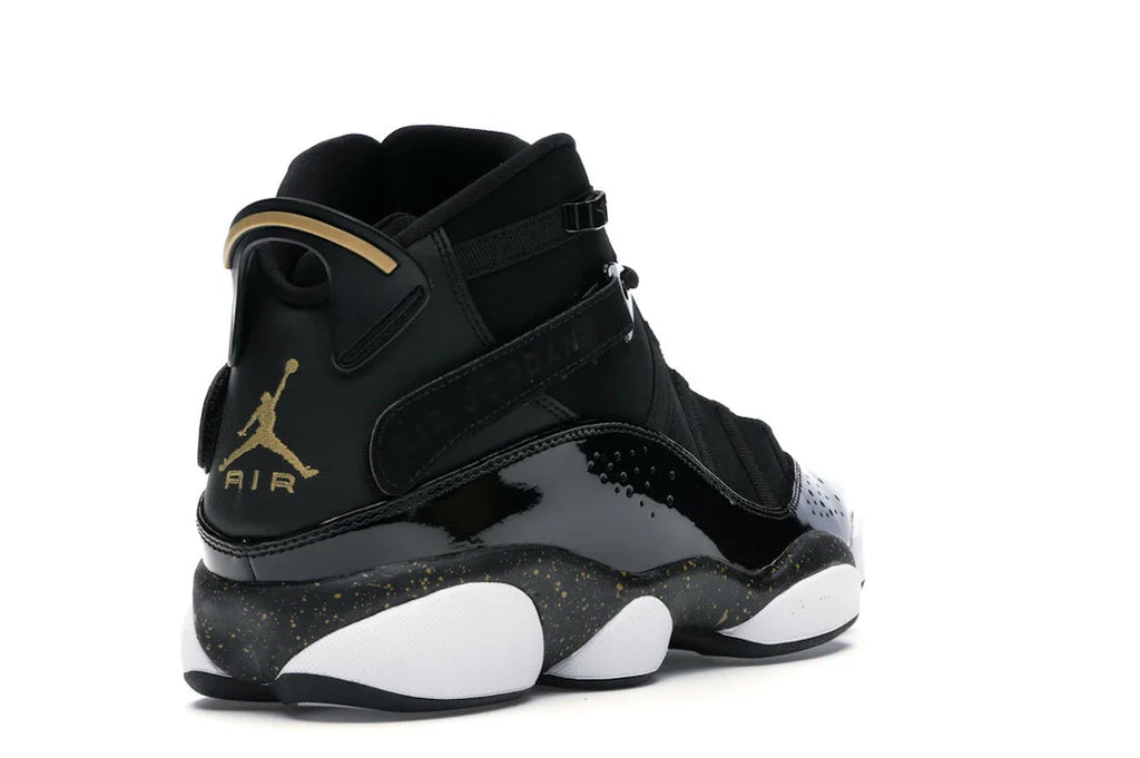 Jordan 6 Rings Schwarz Metallic Gold Weiß
