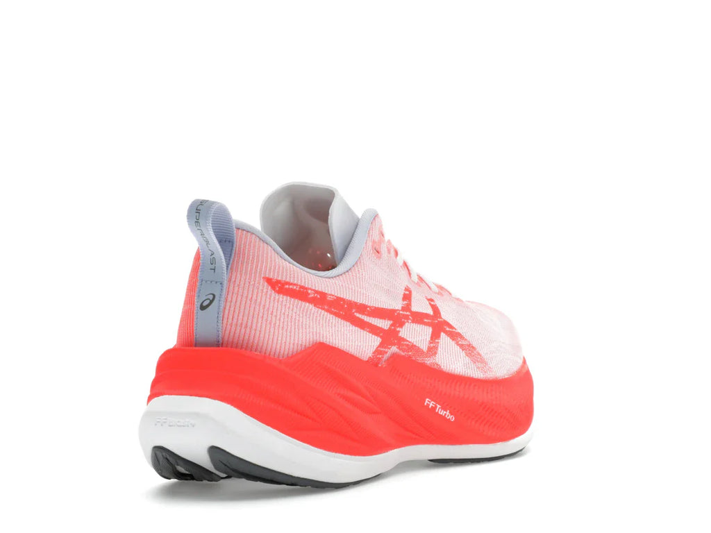 ASICS Superblast Weiß Sonnenaufgang Rot