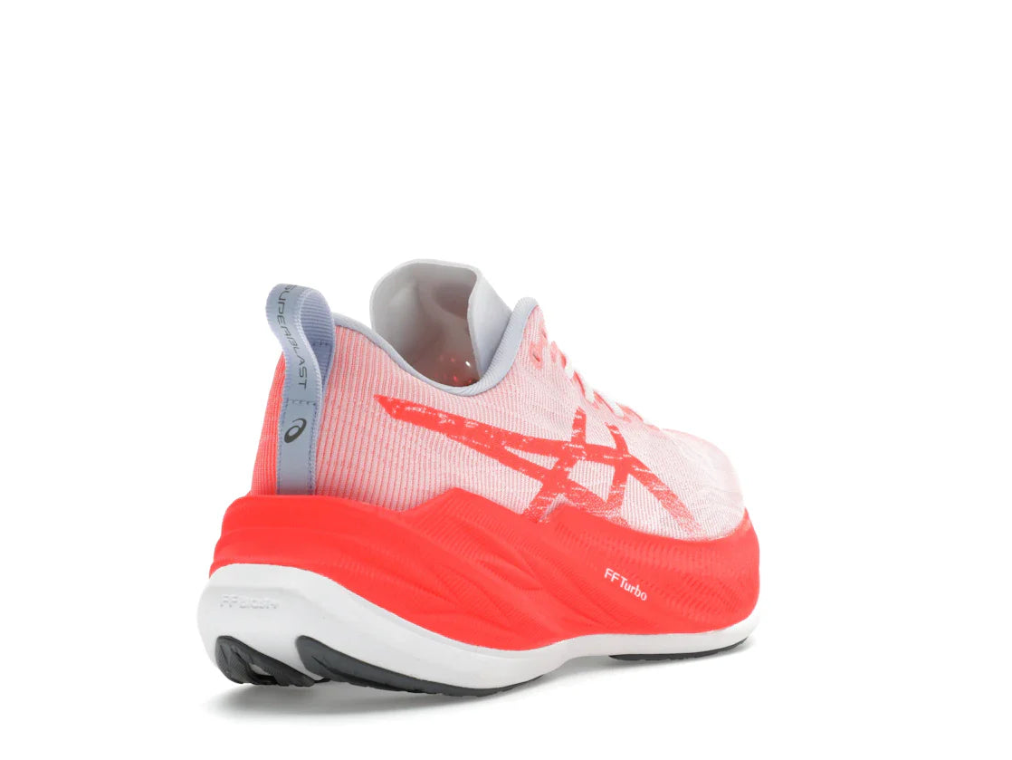 ASICS Superblast Weiß Sonnenaufgang Rot