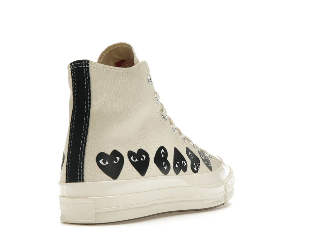 Converse Chuck Taylor All Star 70 Hi Comme des Garcons PLAY Multi-Heart Milk