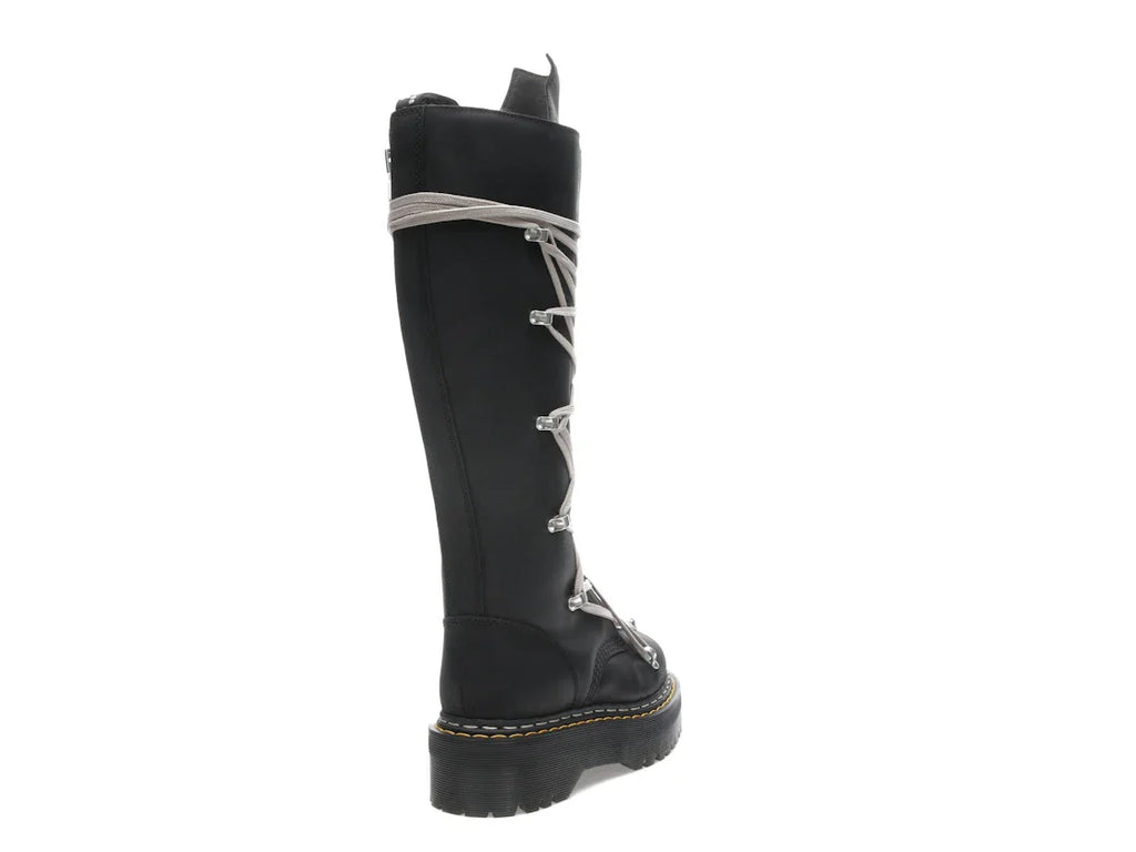 Dr. Martens 1460 DRKSHDW Quad Sole Pentalace Boot Rick Owens Schwarz