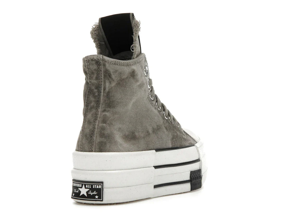 Converse DBL DRKSTAR Chuck Taylor All Star 70 Hi Rick Owens DRKSHDW Overdye Concrete