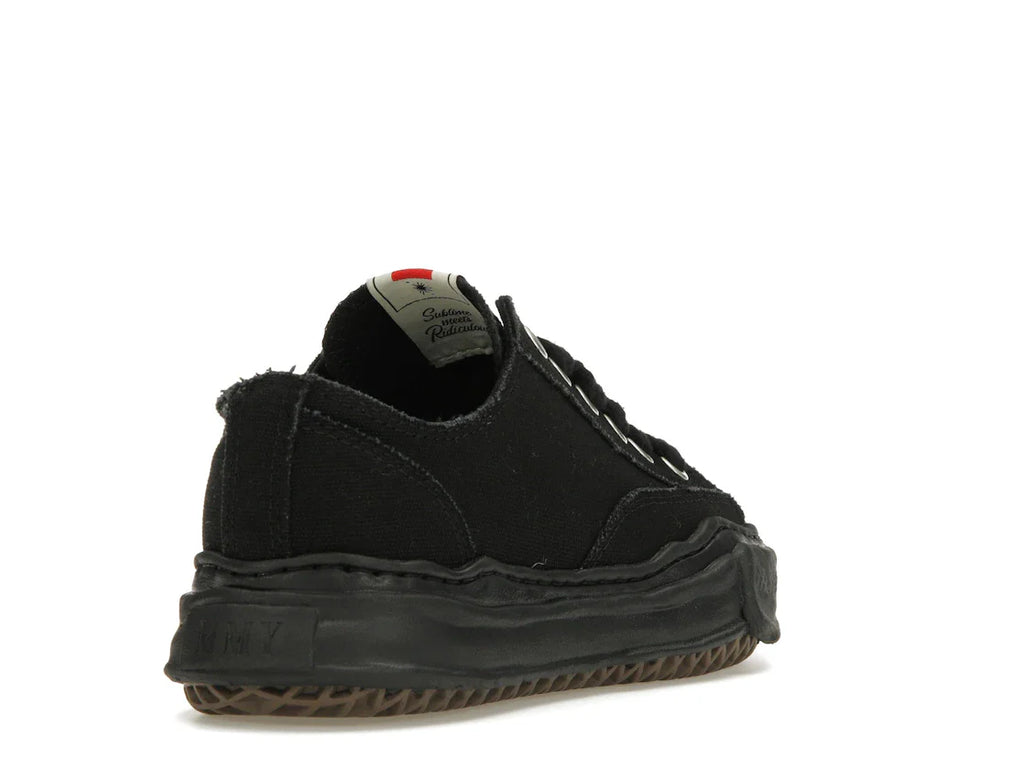 Maison Mihara Yasuhiro Peterson OG Sole Canvas Low Schwarz Schwarz