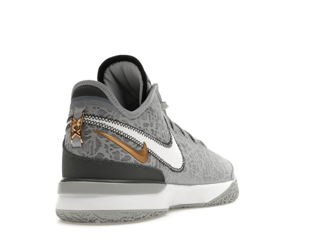 Nike Zoom LeBron NXXT Gen Wolf Gray Metallic Gold
