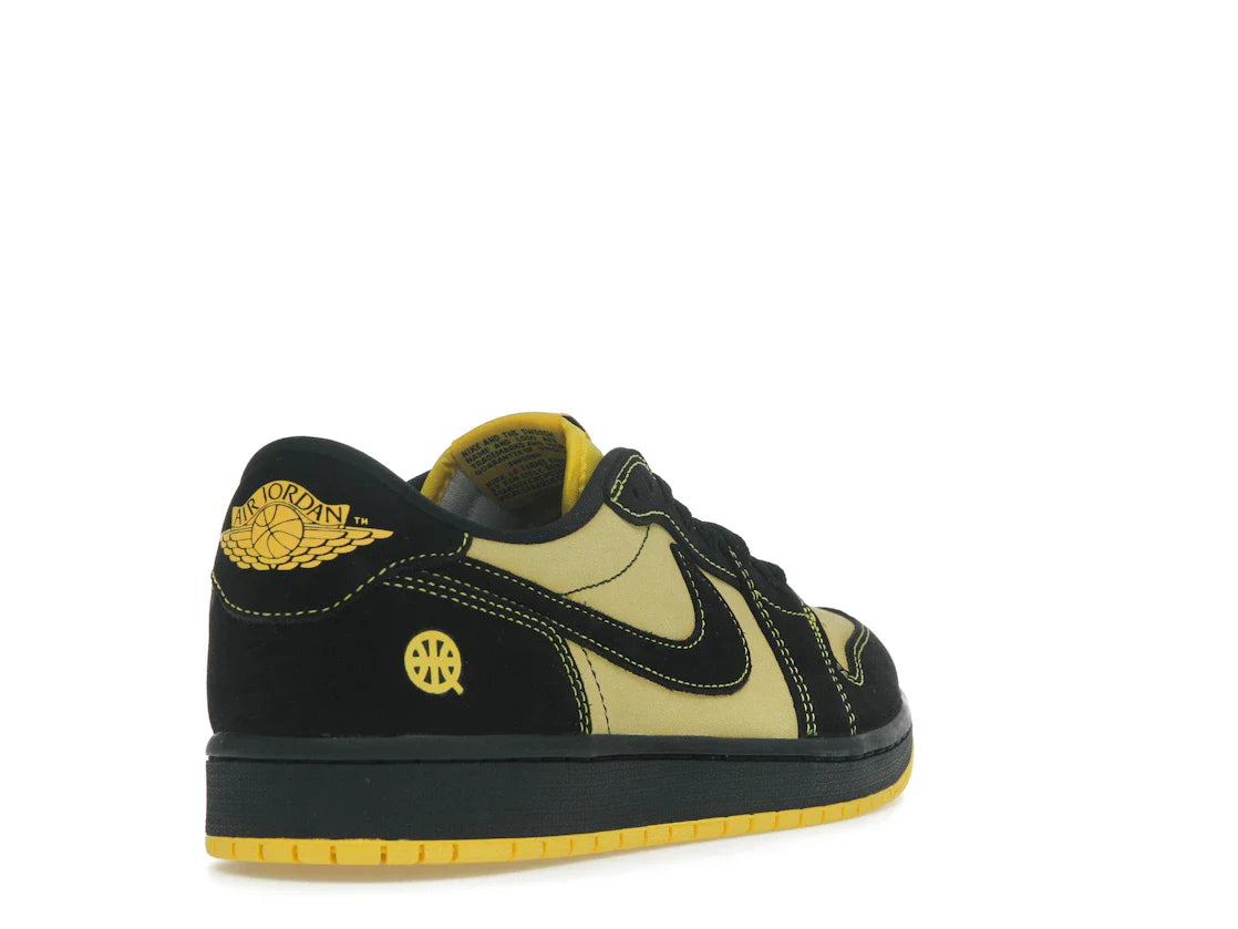 Jordan 1 Retro Low OG Quai 54 Schwarz Tour Gelb Rot