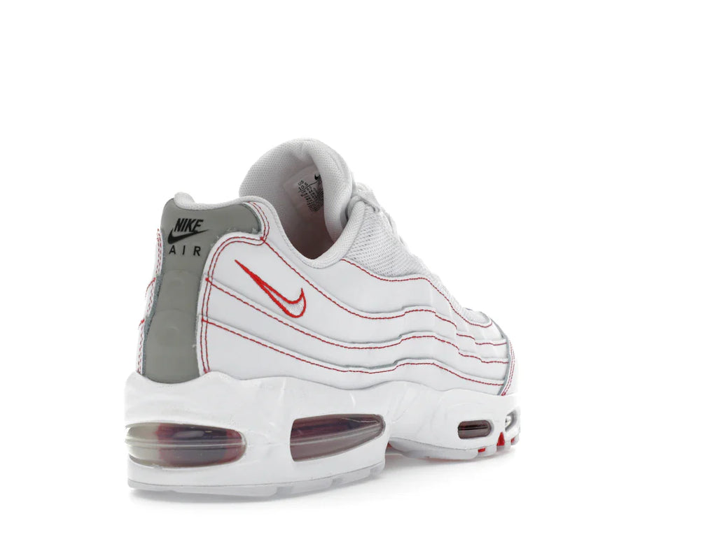 Nike Air Max 95 OG Big Bubble Weiß Universitätsrot
