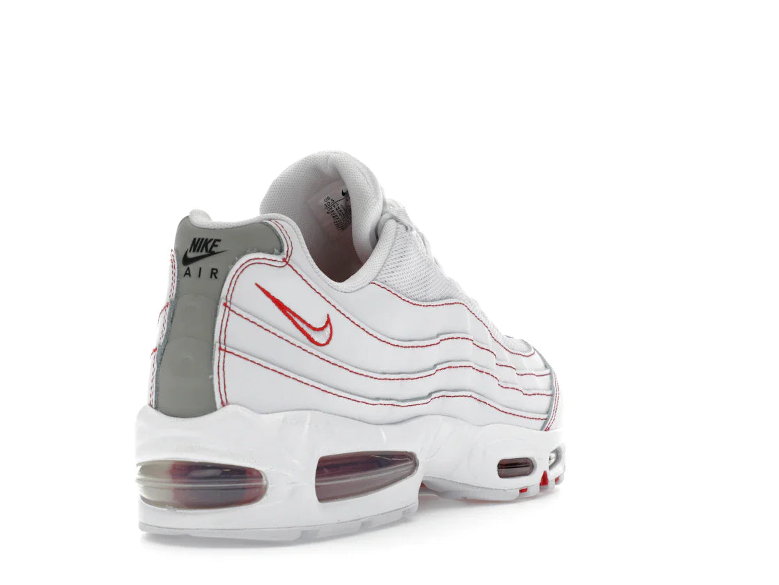 Nike Air Max 95 OG Big Bubble Weiß Universitätsrot