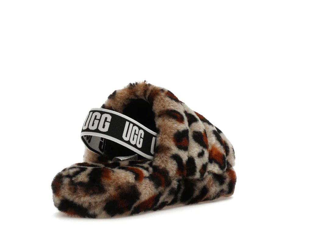 UGG Fluff Yeah Slide Leopard Amphora (Kinder)